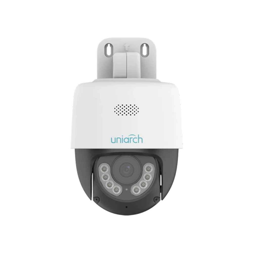 Cámara PT IP 3MP PoE ONVIF Audio Bidireccional Doble Luz 30m IP66 IPC-P213 Uniarch